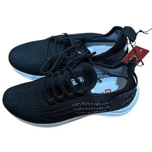 Red black white stitching Sneakers